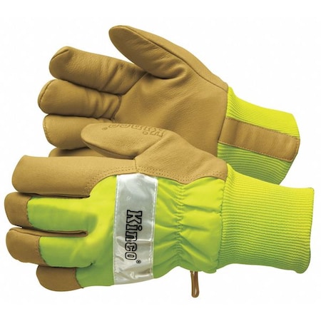 Leather Gloves, Lime Green, 1 PR MPN:1939KW-XL