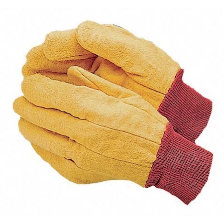 Chore Gloves, Cotton Flannel, Uncoated, Green, XL, 1 PR MPN:818-XL