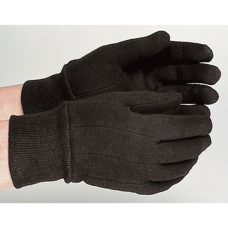 Jersey Gloves, Brown, L, 12 PK MPN:820-12PK-L