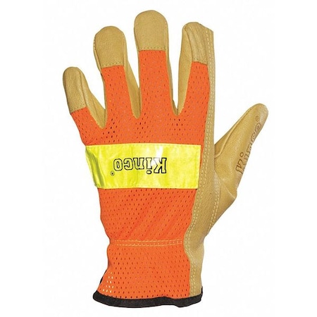Leather Gloves, Keystone Thumb, Orange, XL, 1 PR MPN:909-XL