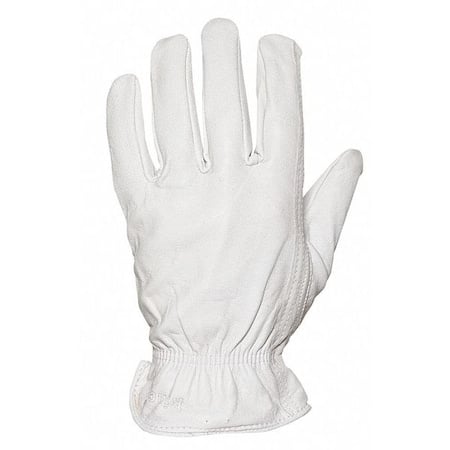 Leather Gloves, Keystone Thumb, Off White, M, 1 PR MPN:92-M