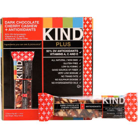 KIND® Plus Nutrition Boost Bar Dk Chocolate Cherry Cashew w/Antioxidants 1.4 oz. 12/Box 17250