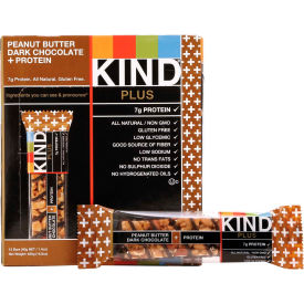 KIND® Plus Nutrition Boost Bar Peanut Butter Dark Chocolate/Protein 1.4 oz. 12/Box 17256