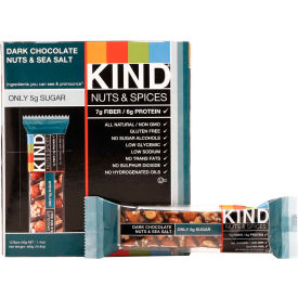 KIND® Nuts and Spices Bar Dark Chocolate Nuts and Sea Salt 1.4 oz. 12/Box 17851