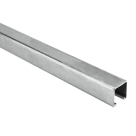 Single Channel Strut, Punched, Steel, Electroplated, 9/16 in Hole Size, Silver MPN:B 907 20 EG