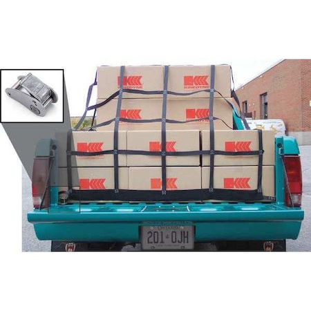 Pick Up Truck Net, Black, 8 ft L, 12 ft W MPN:CN390GRA