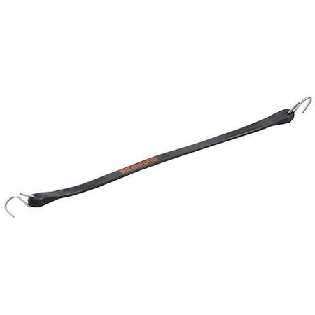 EPDM Tarp Tie, Black, 21 in. L, PK50 MPN:2221EPDMGRA