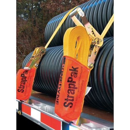 Tie-Down Strap, Ratchet, 27ft x 2In, 3335lb MPN:512720PAKGRA
