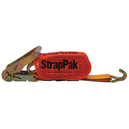 Tie-Down Strap, Ratchet, 30ft x 2In, 3335lb MPN:513084PAKGRA