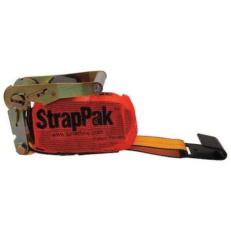 Tie-Down Strap, Ratchet, 27ft x 2In, 3335lb MPN:572720PAKGRA