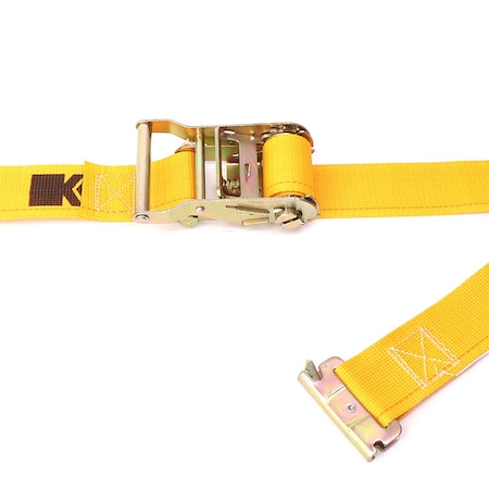 Logistic Ratchet Strap, 12ft x 2In, 1000lb MPN:641201GRA