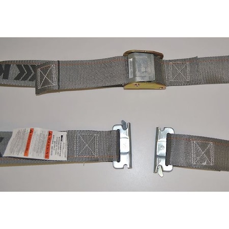 Logistic Cam Buckle Strap, 16ftx2In, 835lb MPN:651601GRA