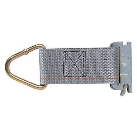 Rope Tie-Off, Steel, 6 in. L, 2 in. W, PK2 MPN:660001-2PKGRA