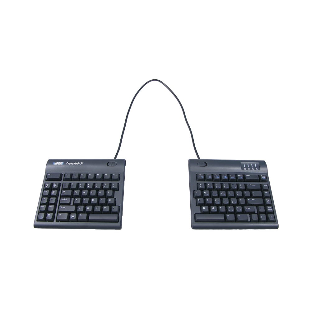 Kinesis Freestyle2 Keyboard For PC With Up to 20in Separation MPN:KB800PB-US-20