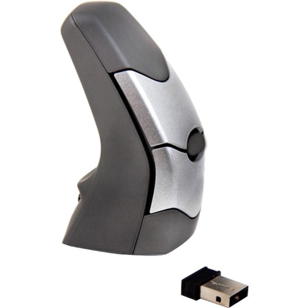 Kinesis DXT 2 Fingertip - Mouse - right and left-handed - 3 buttons - wireless - RF - USB wireless receiver MPN:PD7DXT-WR