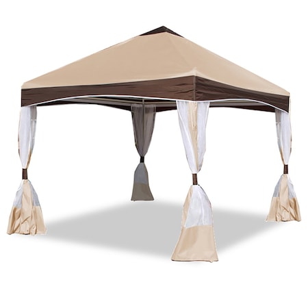 Backyard Gazebo, 10ftx10ft., Caramel Creme MPN:GP1010CC