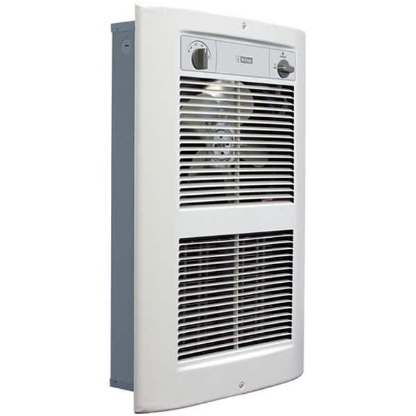 Electric Forced Air Heaters, Heater Type: Wall , Maximum BTU Rating: 7677 , Voltage: 120V , Overall Height (Decimal Inch): 21.8100 , Housing Color: White Dove  MPN:LPW1227T-S2-WD-