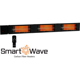 King Electric SmartWave Carbon Fiber Radiant Electric Heater 4500W 208V Black RK2045-RMT-BLK
