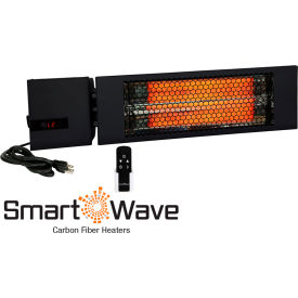 King Electric SmartWave Carbon Fiber Radiant Electric Heater 1500W 240V Black RK2415-RMT-BLK