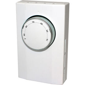 King Electric Line Voltage Mechanical Thermostat K101 Single-Pole Heat Only 120/208/240/277V 18/22A K101