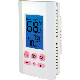 King Electric Line Voltage Programmable Thermostat K701E-B Single-Pole 120/208/240V 16A K701E-B