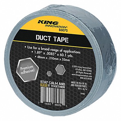 Duct Tape 2 x 60 yd. Silver MPN:86070