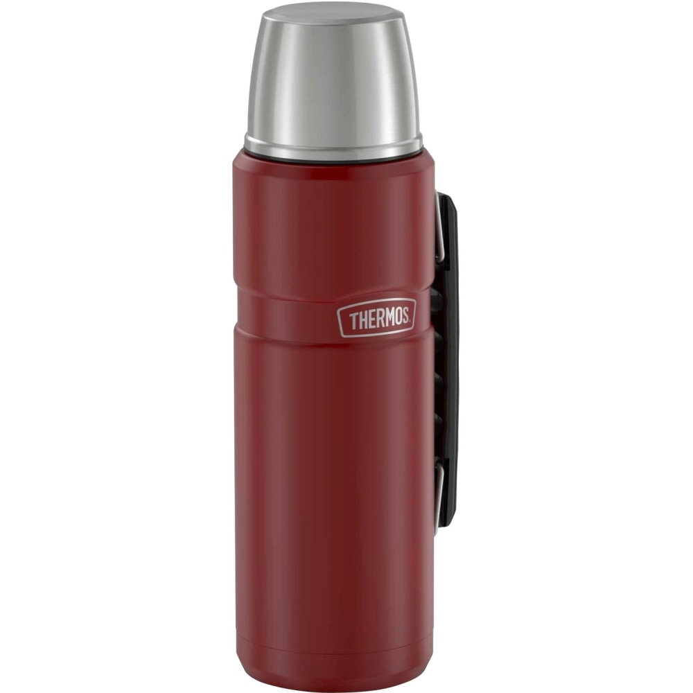 Thermos Stainless King Beverage Bottle 40Oz - 1.3 quart (1.2 L) - Vacuum - Rustic Red MPN:SK2010MR4