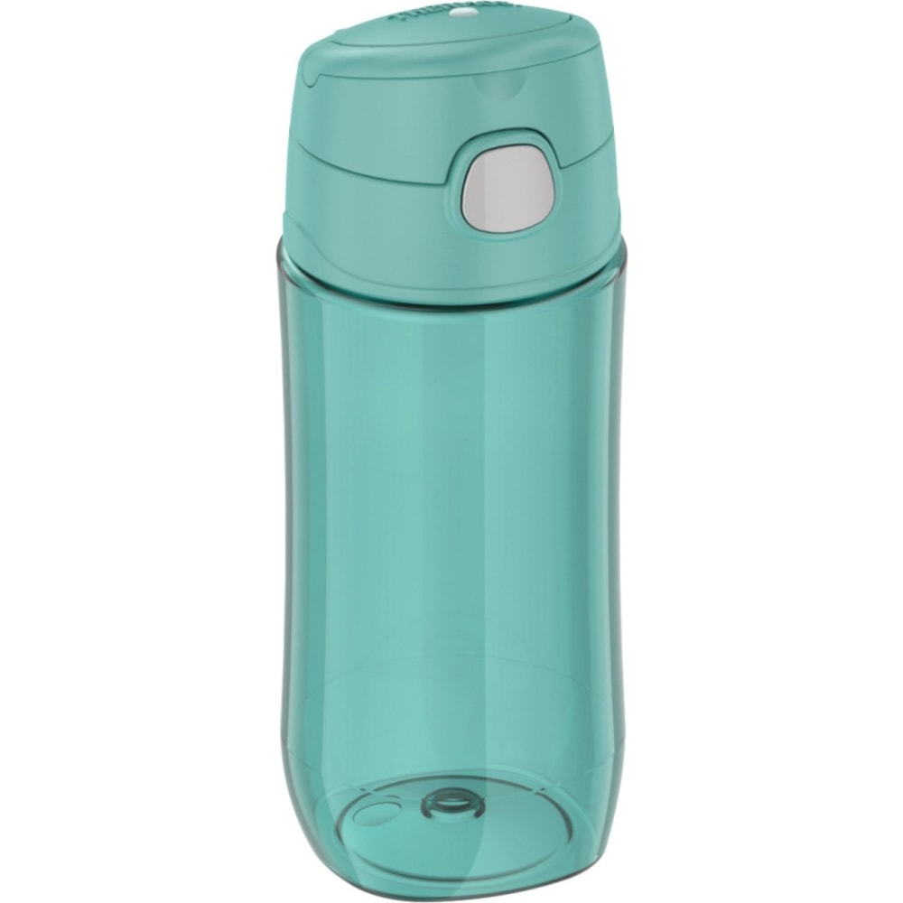Thermos 16-Ounce FUNtainer Vacuum-Insulated Stainless Steel Bottle with Spout Lid (Aqua) - 16 fl oz - Blue, Aqua - Stainless Steel MPN:GP4040AQ6