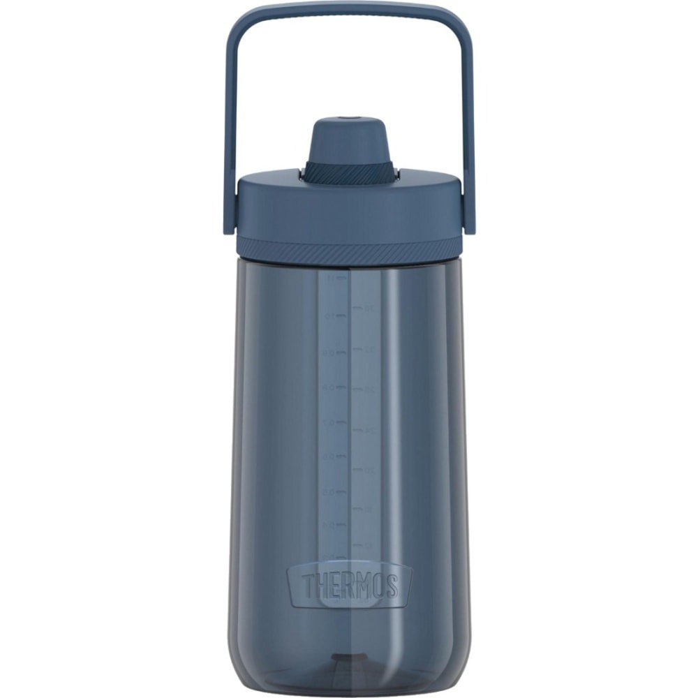 Thermos 40-Ounce Guardian Hard Plastic Hydration Bottle with Spout (Slate Blue) - 1.25 quart - Slate Blue, Blue - Plastic, Tritan MPN:TP4349DB6