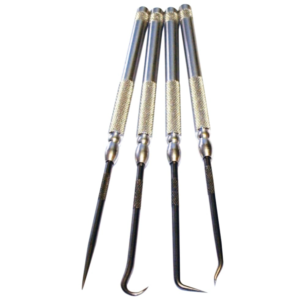 King Tool K4Ps 4-Piece Aluminum Handle Pick Set MPN:K4PSC
