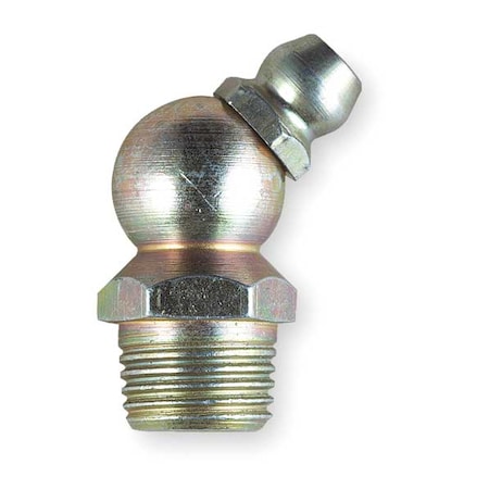 Grease Fitting, Steel, 8, 000 psi, PK10 MPN:3ANZ5