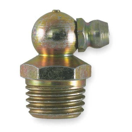 Grease Fitting, 90 Deg, 1/4-19, PK10 MPN:3ANZ9