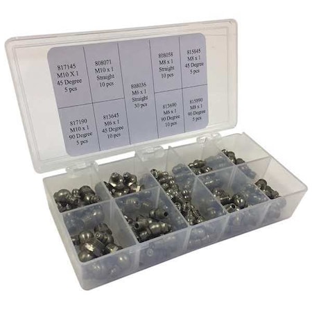Grease Fitting Kit, Metric Type MPN:GFD8600