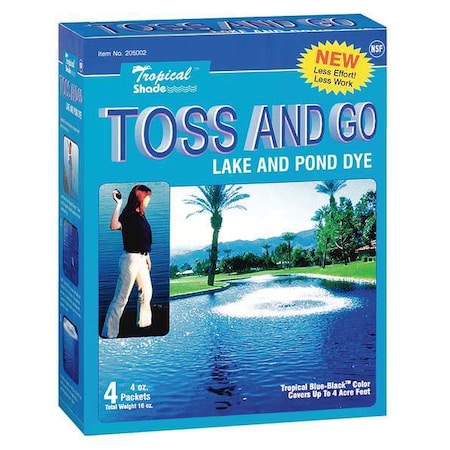 Pond Dye, Blue/Black, 4 oz, PK4 MPN:205002-01TBB