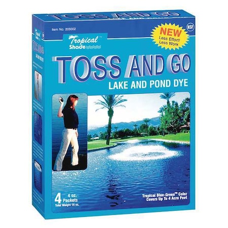 Pond Dye, Blue/Green, 4 oz, PK4 MPN:205002-01TBG