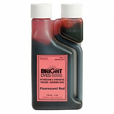 Leak Detection Dye Red Fluorescent 4 oz MPN:506250-RF4