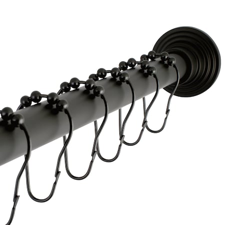 SCC2715 Adjustable Shower Curtain Rod with Ring Combo MPN:SCC2715