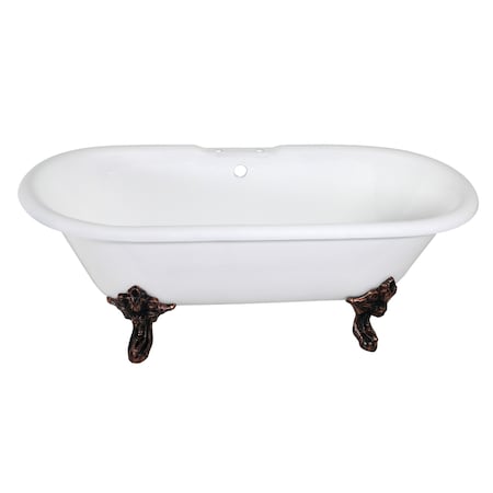 VCT7DE7232NL5 Clawfoot Tub, 71.63