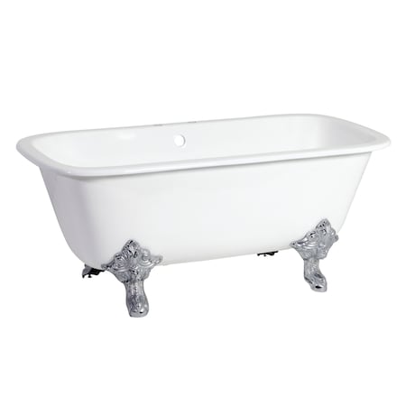 VCTQ7D6732NL1 Clawfoot Tub, 66.56