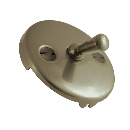 Solid Brass, Round, Overflow Plate with Trip MPN:DTL103