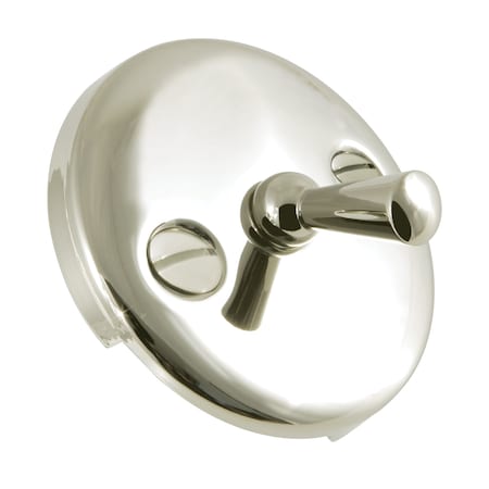 Solid Brass, Round, Overflow Plate with Trip MPN:DTL106