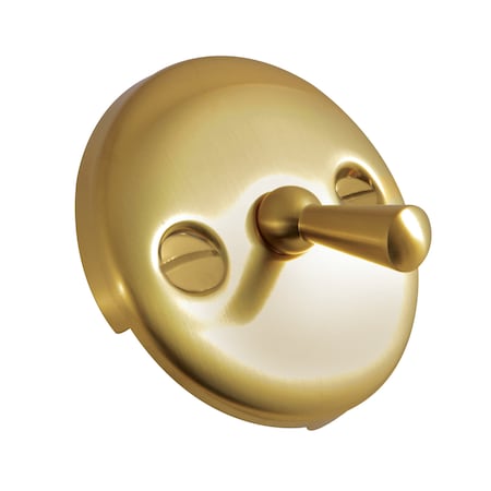 Solid Brass, Round, Overflow Plate with Trip MPN:DTL107