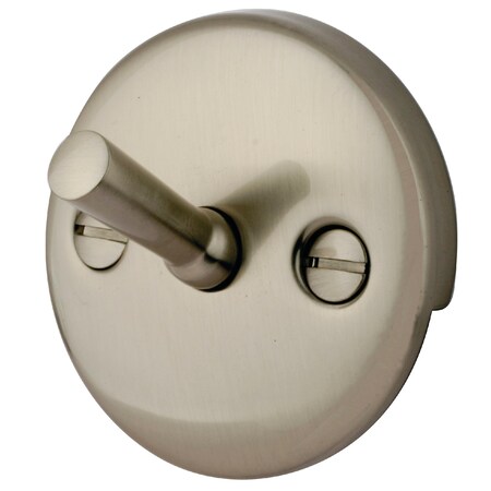 Solid Brass, Round, Overflow Plate with Trip MPN:DTL108