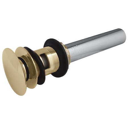 Brass, Bathroom Sink Drain, Push Pop-Up Drain MPN:EV6002