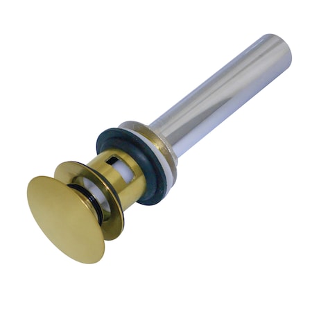 Brass, Bathroom Sink Drain, Push Pop-Up Drain MPN:EV6007