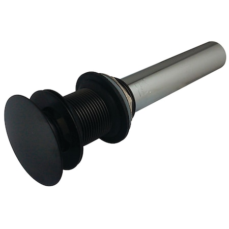 Brass, Bathroom Sink Drain, Push Pop-Up Drain without Overflow MPN:EV7005