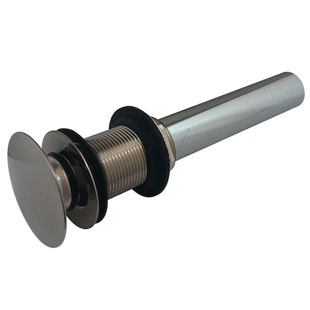 Brass, Bathroom Sink Drain, Push Pop-Up Drain without Overflow MPN:EV7008