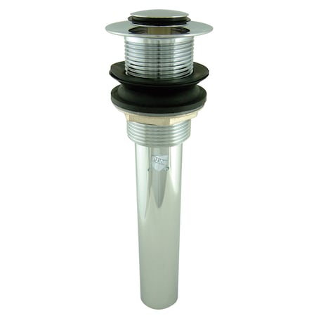 Brass, Bathroom Sink Drain, Push Pop-Up Drain without Overflow MPN:EV8001