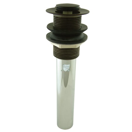 Brass, Bathroom Sink Drain, Push Pop-Up Drain without Overflow MPN:EV8005