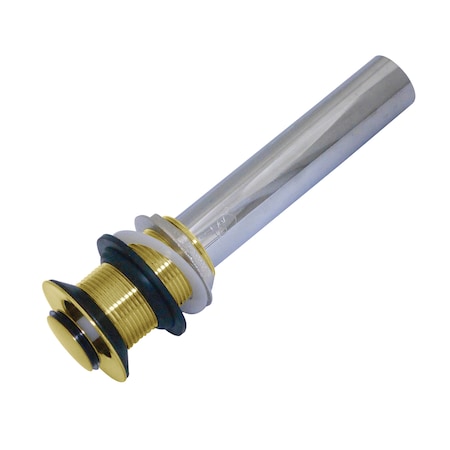 Brass, Bathroom Sink Drain, Push Pop-Up Drain without Overflow MPN:EV8007